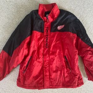 Detroit Red Wings Vintage Winter Coat NHL Hockey